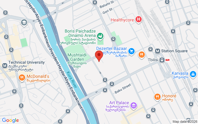 Карта расположения