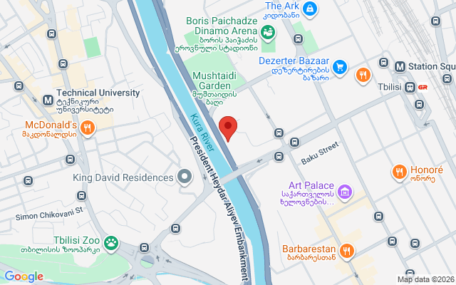 Карта расположения