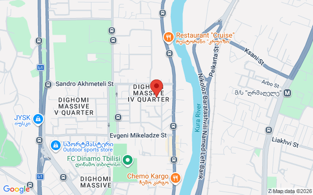 Карта расположения