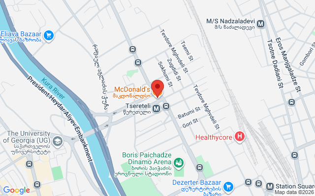 Карта расположения