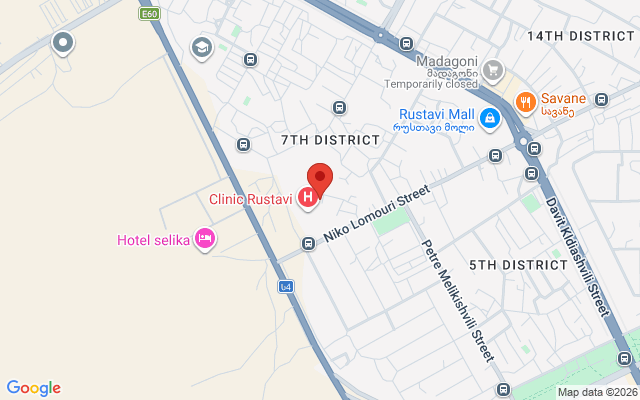 Карта расположения