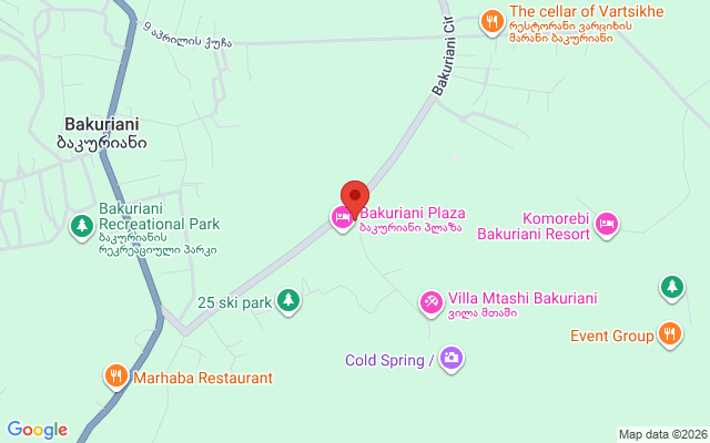 Карта расположения