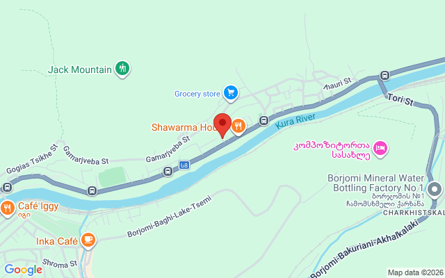 Карта расположения