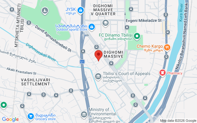 Карта расположения