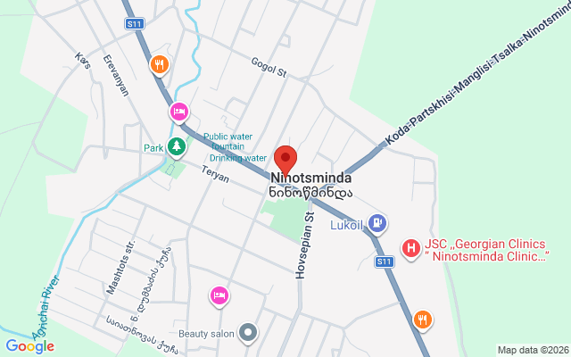 Карта расположения