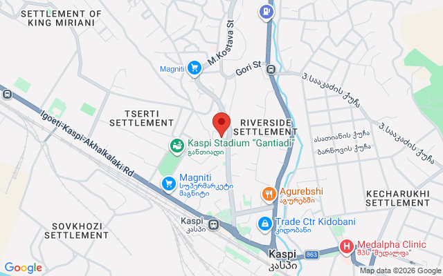 Карта расположения
