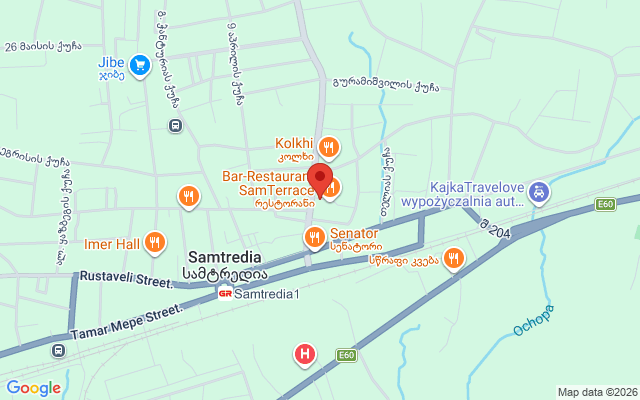 Карта расположения