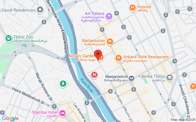 Карта расположения