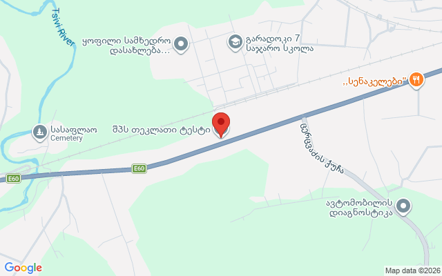Карта расположения