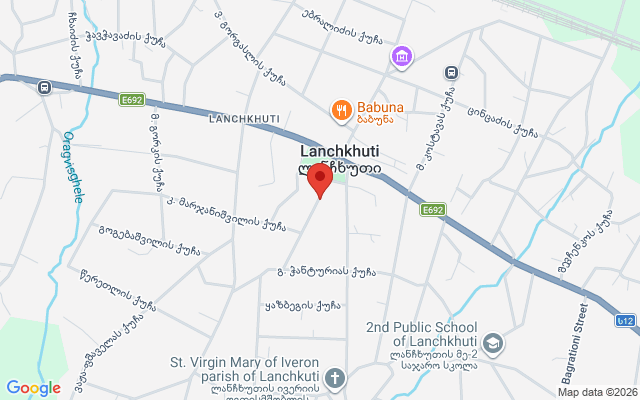 Карта расположения