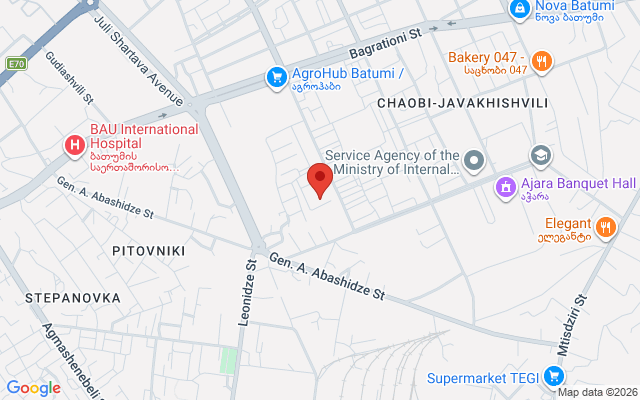 Карта расположения