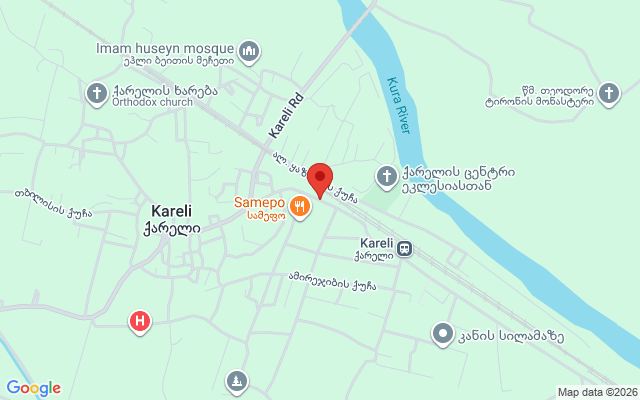 Карта расположения