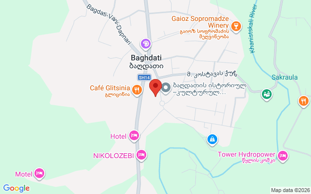 Карта расположения