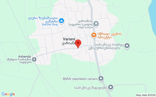 Карта расположения