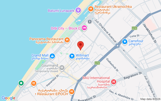 Карта расположения