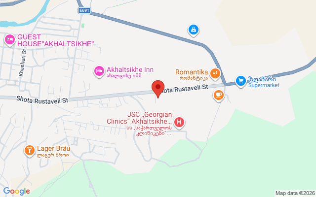 Карта расположения