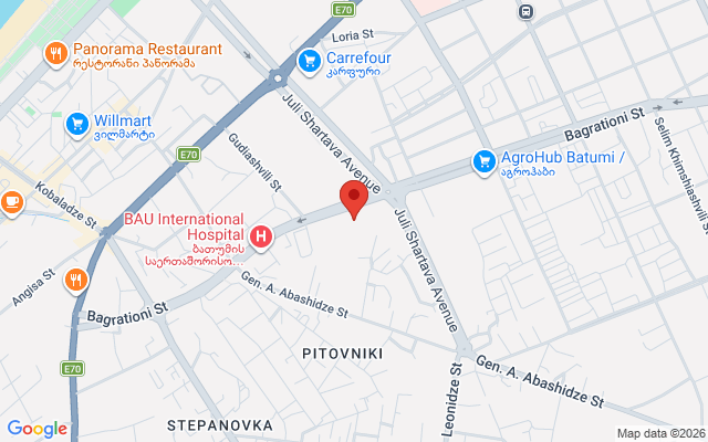 Карта расположения