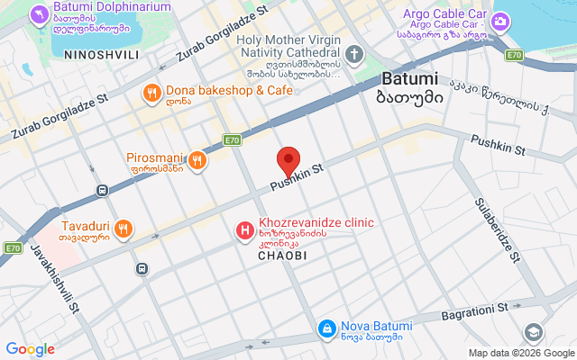 Карта расположения