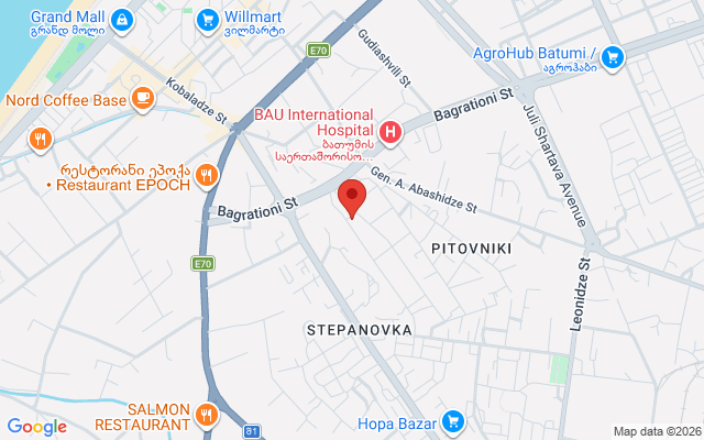 Карта расположения