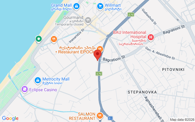Карта расположения