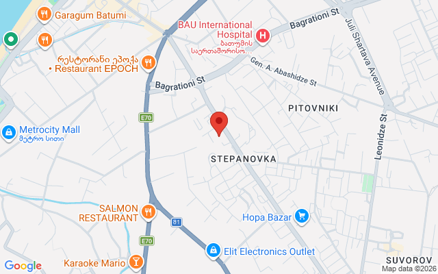 Карта расположения