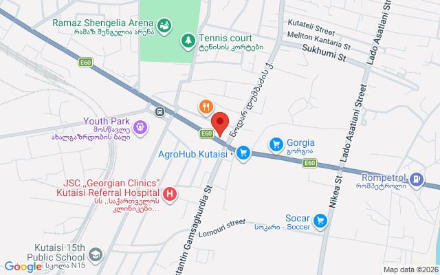 Карта расположения