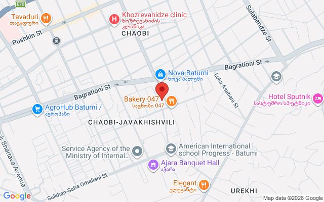 Карта расположения