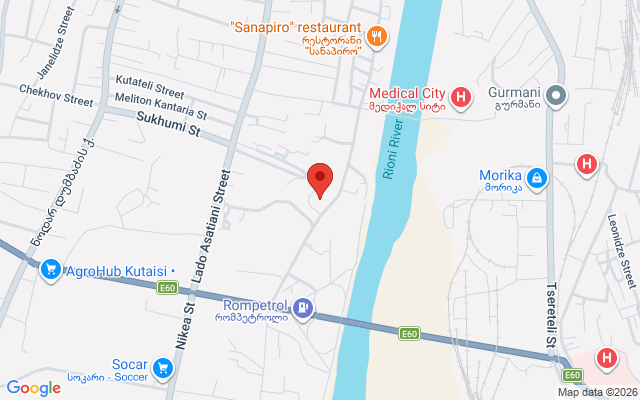 Карта расположения