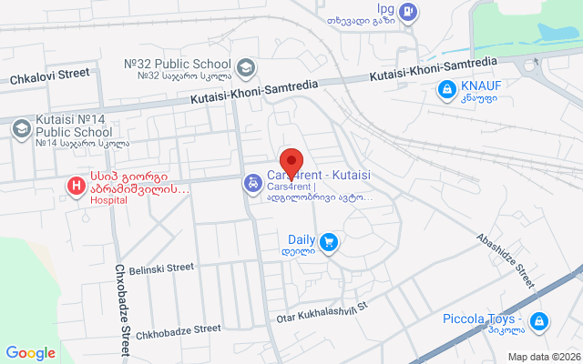 Карта расположения