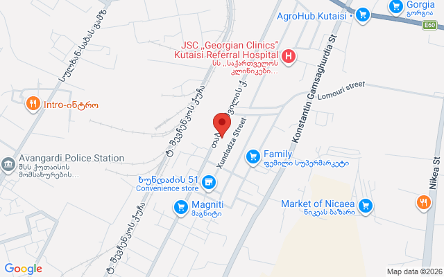 Карта расположения