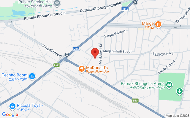 Карта расположения