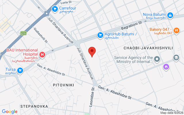 Карта расположения