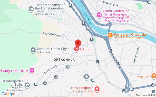 Карта расположения