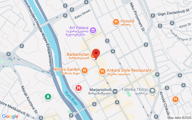 Карта расположения