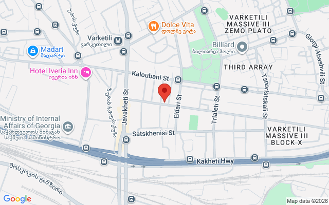 Карта расположения