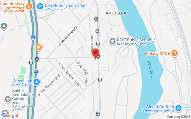 Карта расположения