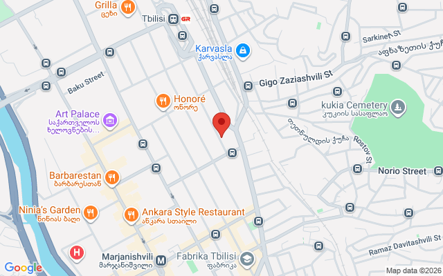 Карта расположения