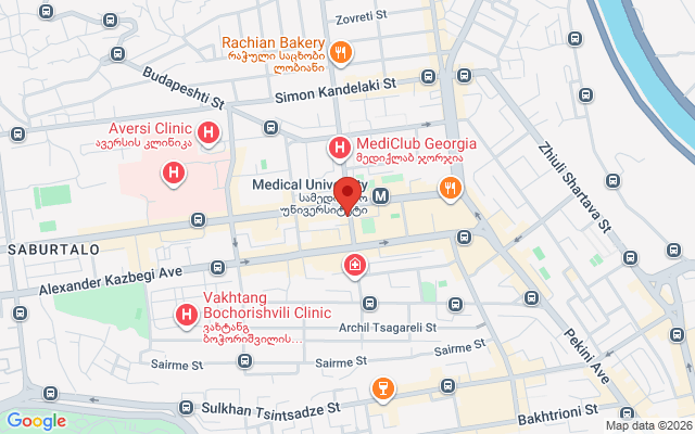 Карта расположения