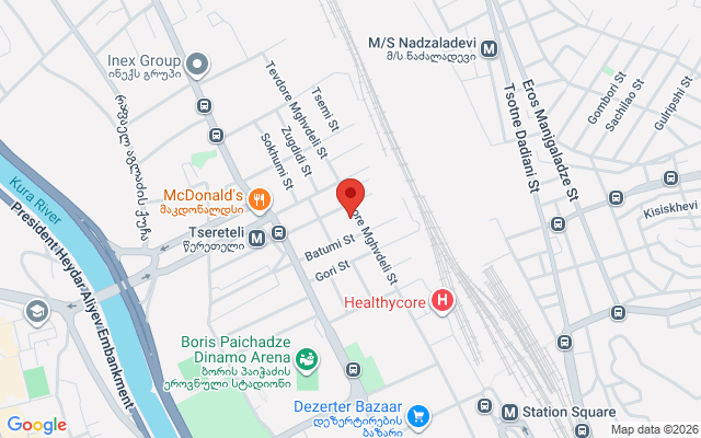 Карта расположения