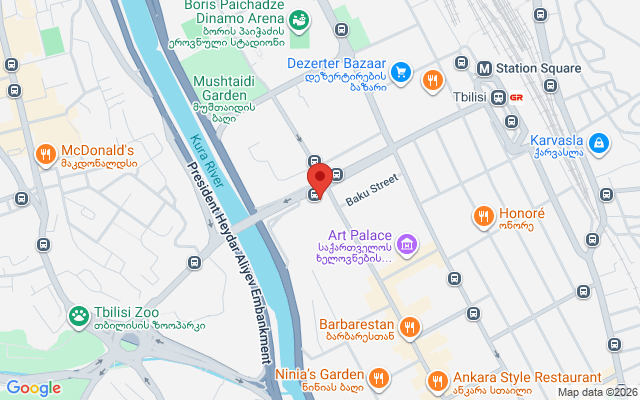 Карта расположения