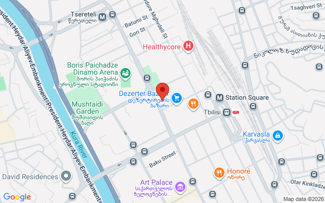Карта расположения