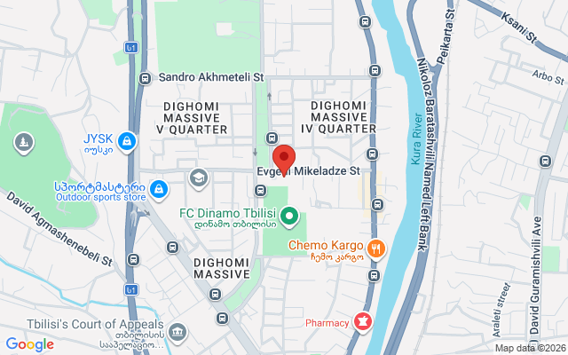 Карта расположения