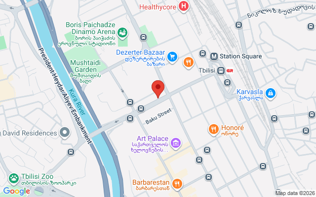 Карта расположения