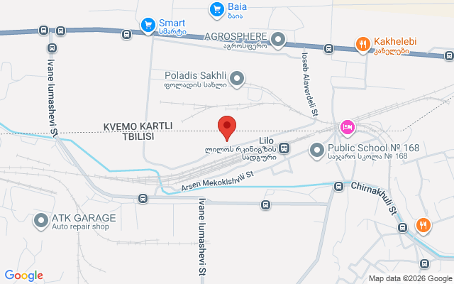 Карта расположения