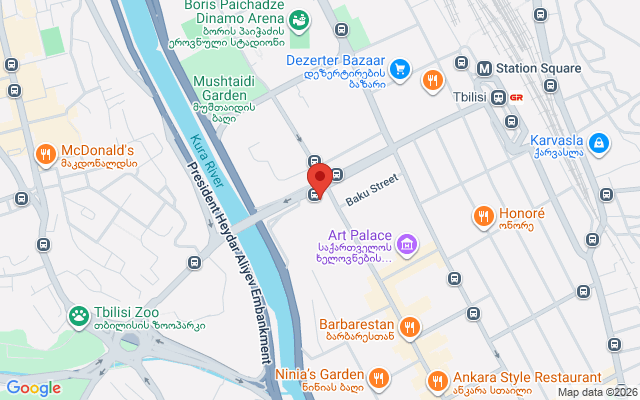 Карта расположения
