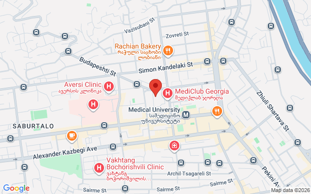 Карта расположения