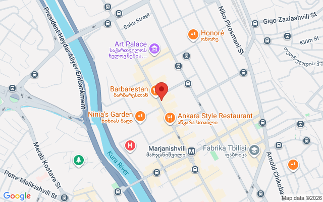 Карта расположения