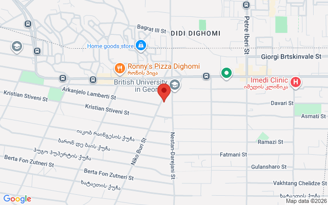 Карта расположения