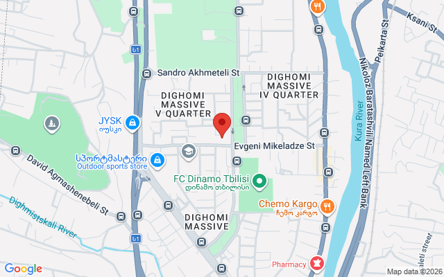 Карта расположения