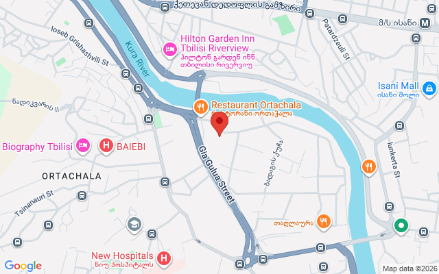 Карта расположения